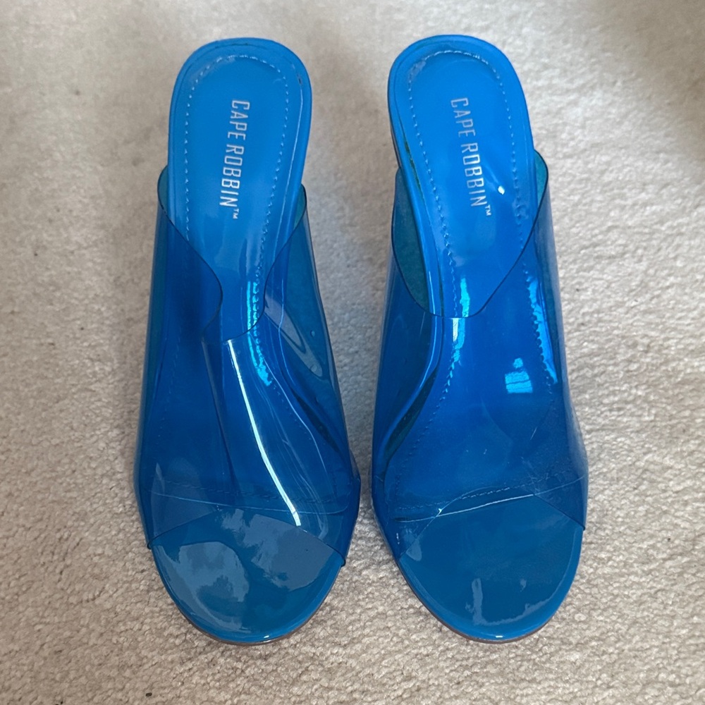 Cape Robbin Vibrant Blue Mules